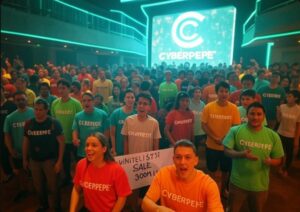 CYBERPEPE Solana memecoin revolution.