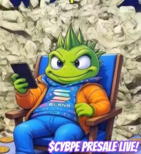 $CYBPE solana meme token presale live. x1000 gem